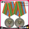 Wholesale souvenir metal custom hard enamel medal and badge